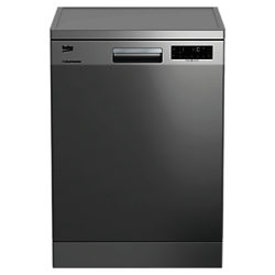 Beko DFN28J20X Freestanding Dishwasher, Stainless Steel